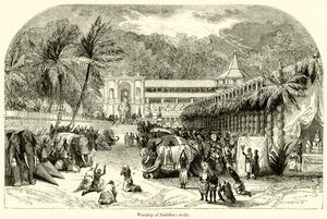 Adoración del diente de Buda de English School