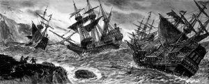 Naufragios de la Armada Española