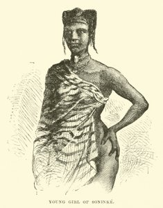 Joven chica de Soninke de English School
