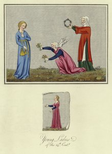 Jóvenes damas del siglo XIV