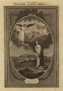 La visión de Zacarías, Zacarías, capítulo 1, versículo 18 (grabado)