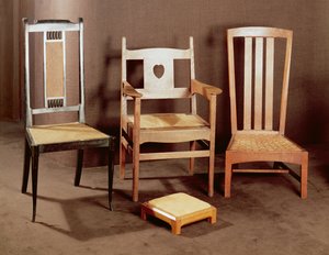Sillas de Arts and Crafts, c.1896-1925