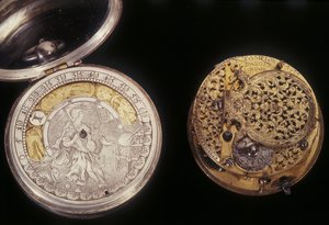 Dos relojes de bolsillo, c.1660 y c.1705 de English School English School