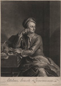 Attilus Ariosti Bononiensis, grabado por John Simon (1675-1751), 1719 de Enoch Seeman