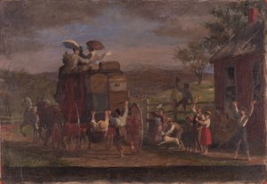 Estudio para el coche Pemigewasett, c.1880-89 de Enoch Wood Perry