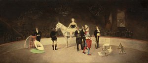 Escena de circo, c.1890 de Enrique Atalaya González