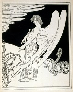 Un ángel gigante del libro Judá ilustrado por Ephraim Moses Lilien de Ephraim Moses Lilien