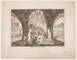 Minos y Voltaire de Erasmus Cristoffer Karlebye