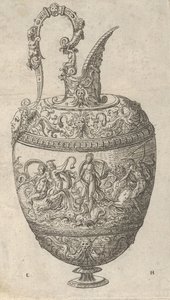 Diseño para una Jarra, 1565 de Erasmus Hornick