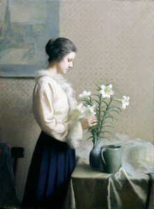 Mañana de Pascua (óleo sobre lienzo) de Ercole Cartotto