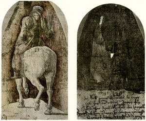 Figura ecuestre para la capilla Garganelli en Bolonia de Ercole de Roberti