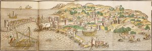 Vista panorámica de Rodas, 1486