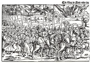 Fragmento de una hoja suelta sobre la invasión turca de Hungría