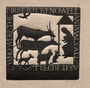 Todos los animales: ¿Quiénes fueron los primeros en gritar Nowell? de Eric Gill