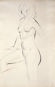 Desnudo femenino de pie de Eric Gill