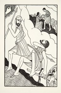 La muerte de Troilo de Eric Gill