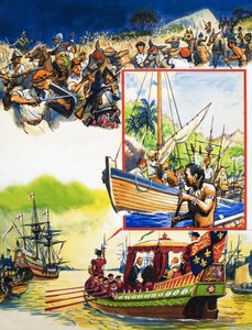 Álbum de recortes del marino británico: Los viajes de Drake