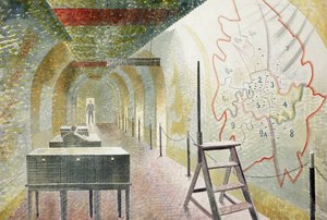No 1 Pasillo del Mapa de Eric Ravilious