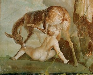 Heracles encuentra a su hijo Télefo en Arcadia