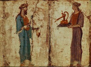 Sacerdote y Sacerdotisa de Isis