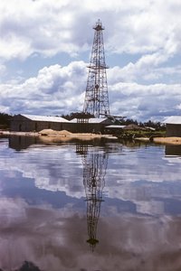 Shell and British Petroleum Company, delta del Níger a Port Harcourt, Nigeria, África