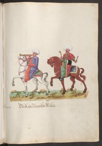 Ceremonia de boda turca: músicos con trompeta y tambor