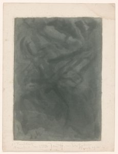 Composición abstracta de Erich Wichmann (signed by artist)