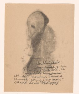 Figura abstracta con barba
Idealistas II y otras notas (título original de la serie) de Erich Wichmann