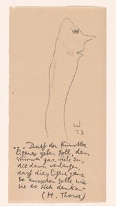 Estatuilla de caricatura de Erich Wichmann
