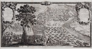 La batalla de Varsovia en julio de 1656