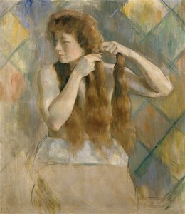 Trenzar el pelo (pintura)