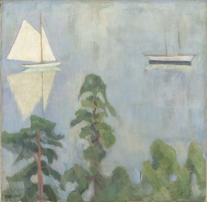 Mirroring de Erik Theodor Werenskiold