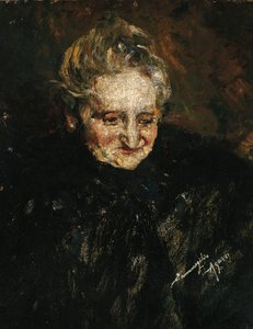 Retrato de madre de Ermenegildo Agazzi (1866-1945)