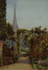 Un jardín en Salisbury de Ernest Arthur Rowe