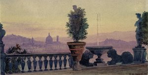 Una vista de Florencia desde las colinas circundantes, 1904
