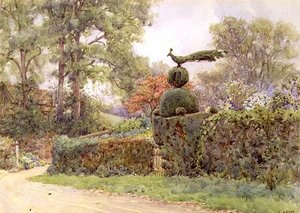 El viejo seto de tejo, Speldhurst, Kent