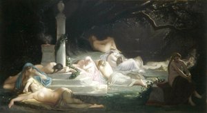 Ninfas en la tumba de Adonis