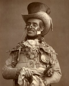 Arthur Roberts, actor británico, comediante y artista de music hall, 1888 de Ernest Barraud