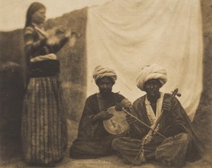 Músicos Egipcios Rawabí y Almée, 20 de febrero de 1852 de Ernest Benecke