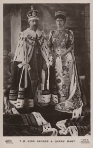 Rey Jorge V y Reina María de Ernest Brooks