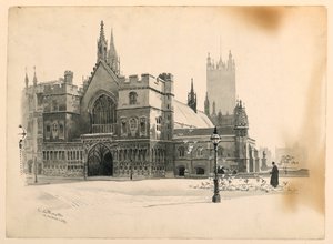 Exterior del Salón de Westminster de Ernest Clifford Peixotto