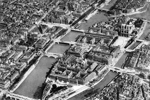 Vista general de la Isla de la Cité, París de Ernest Flammarion