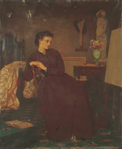 Una dama artista, 1869