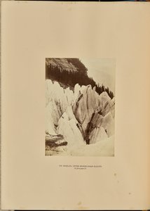 Agujas de hielo - Bajo el glaciar de Grindelwald de Ernest H. Edwards