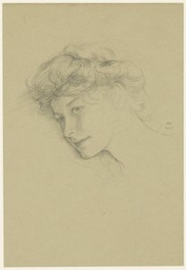 Retrato de una mujer joven de Ernest Haskell