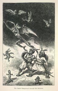 Ilustración de Vikram y el vampiro, de Richard Francis Burton de Ernest Henry Griset