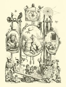 Rimas infantiles nacionales, frontispicio de Ernest Henry Griset