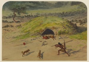 Escena Prehistórica de Ernest Henry Griset