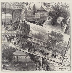 Los baños y el casino de Contrexeville de Ernest Henry Griset