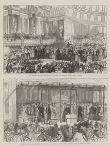 La Reina en el Palacio del Pueblo de Ernest Henry Griset
